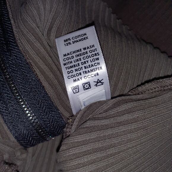 Cotton Citizen x Revolve 'The Ibiza' Brown Turtleneck Top Size M - Picture 5 of 6